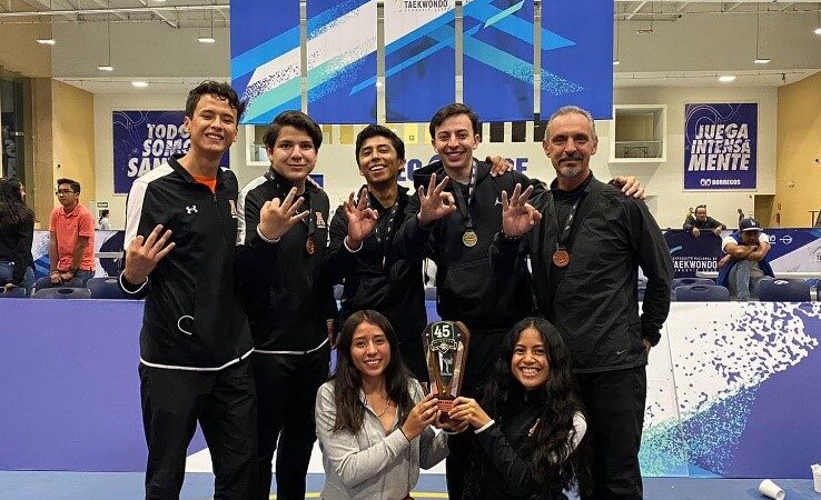 Anáhuac Puebla conquista medallas de taekwondo en el Campeonato Nacional de la CONADEIP