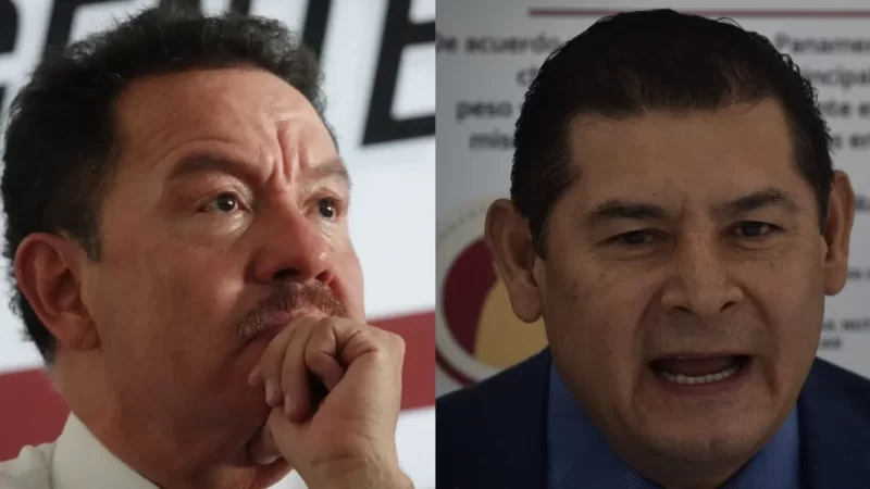 Alejandro Armenta compite contra Nacho Mier con espectaculares en Puebla