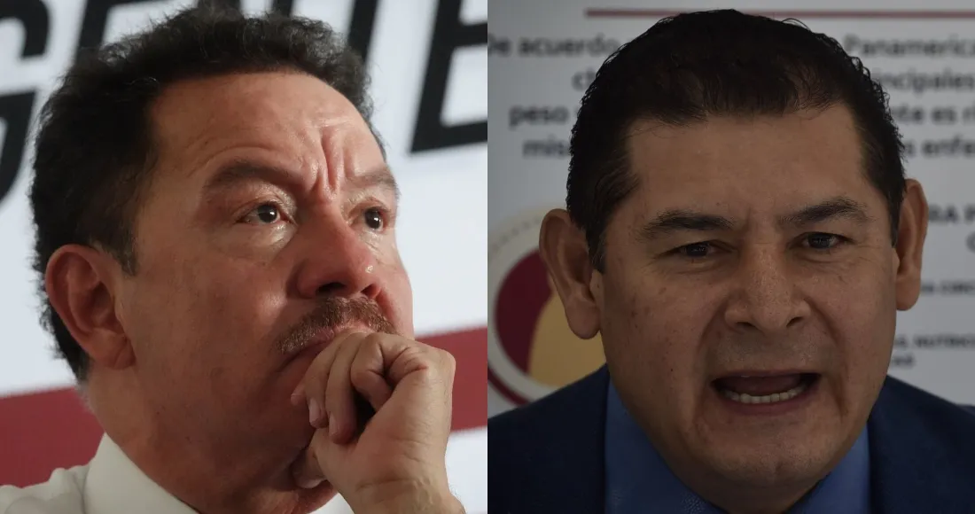 Alejandro Armenta compite contra Nacho Mier con espectaculares en Puebla