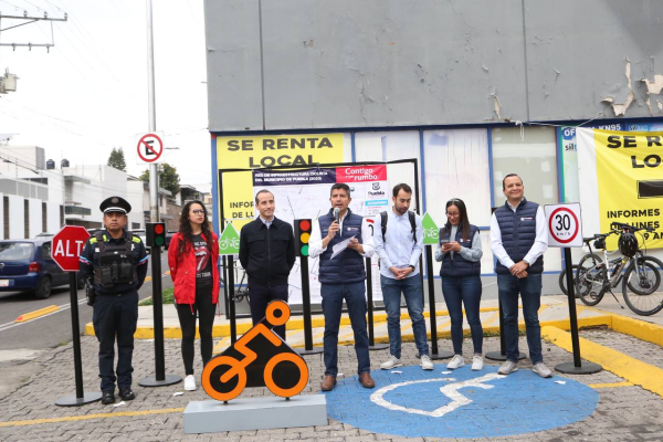 Ayuntamiento de Puebla entregó 15 kilómetros nuevos de infraestructura ciclista