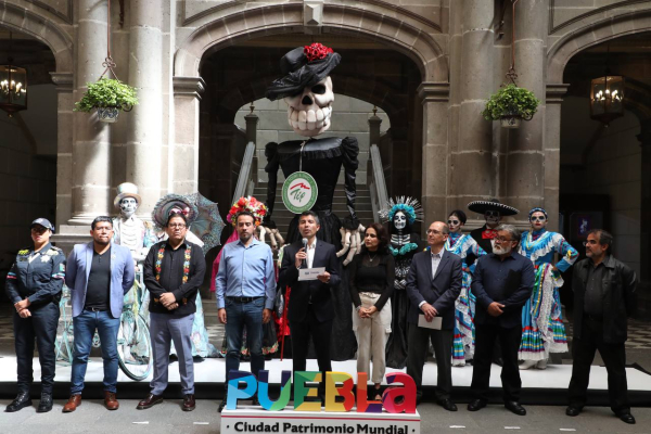 Ayuntamiento de Puebla anuncia actividades por la temporada de muertos 2023