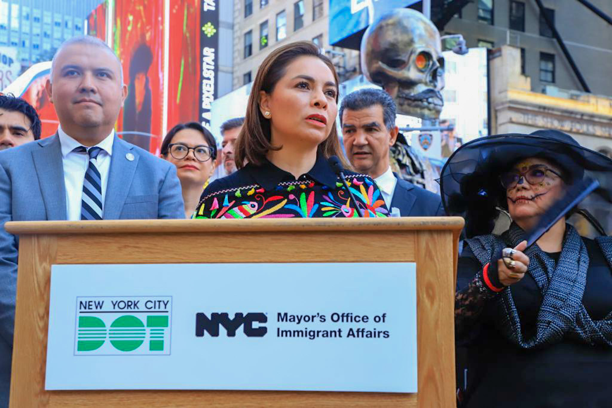 “Puebla está hoy en el corazón de NY con catrinas de Día de Muertos»: Gaby Bonilla