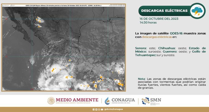 Alerta por Tormenta Tropical Norma: lluvias intensas amenazan varias regiones de México