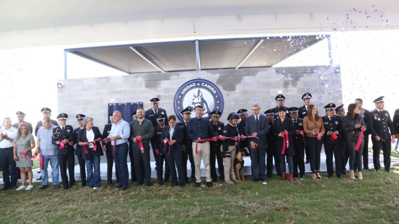 En Puebla capital la unidad canina K9 estrena instalaciones