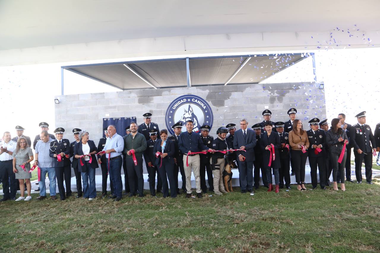 En Puebla capital la unidad canina K9 estrena instalaciones