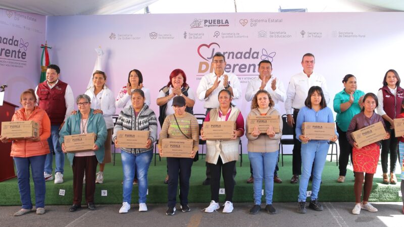 Con “Jornada Diferente”, gobierno estatal favorece a poblanos para que tengan una vida plena