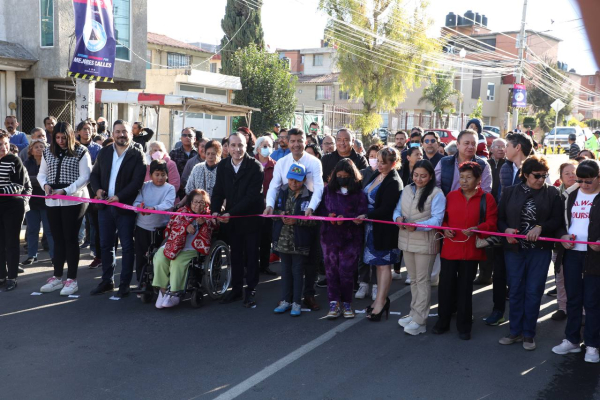 Gobierno municipal de Puebla entrega tres calles rehabilitadas al sur de la ciudad