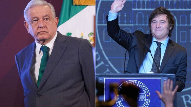 Choque de AMLO vs. Milei después de elección en Argentina