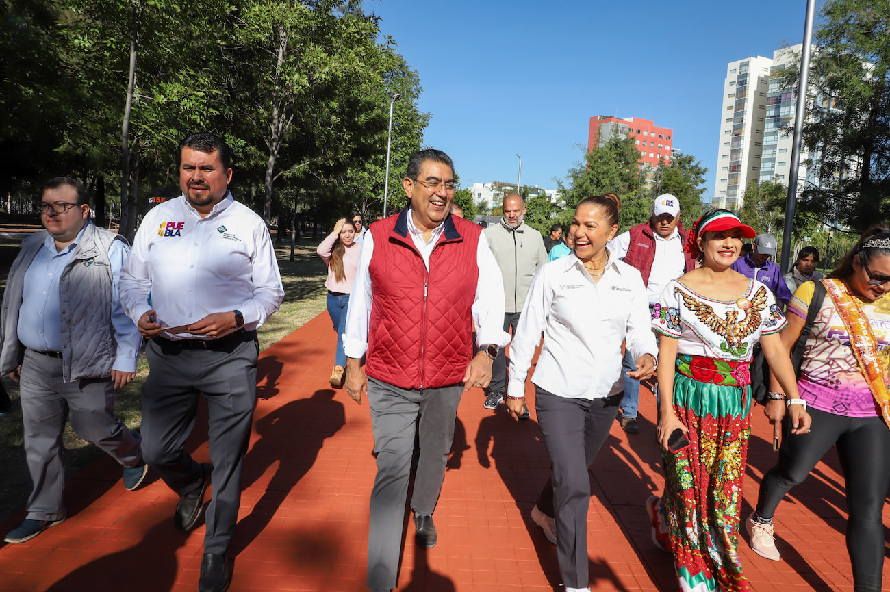 Inaugura Sergio Salomón rehabilitación del Parque del Arte; anuncia plan de videovigilancia para estos espacios