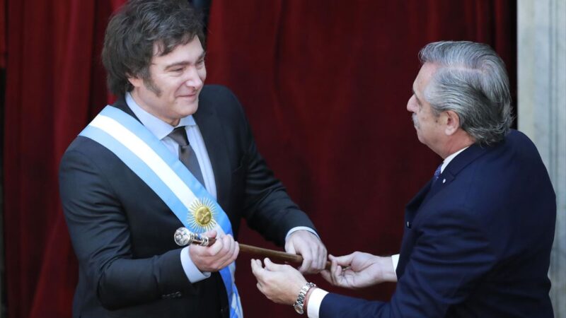 Javier Milei asume la presidencia de Argentina