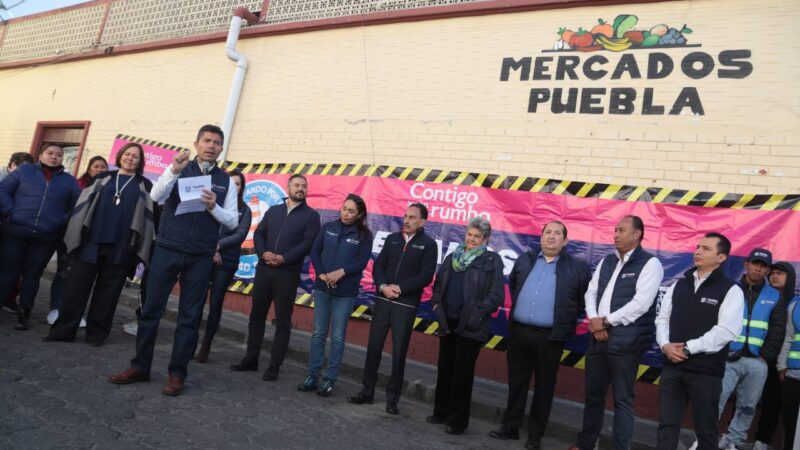 Gobierno municipal mejorará cinco mercados emblemáticos de Puebla