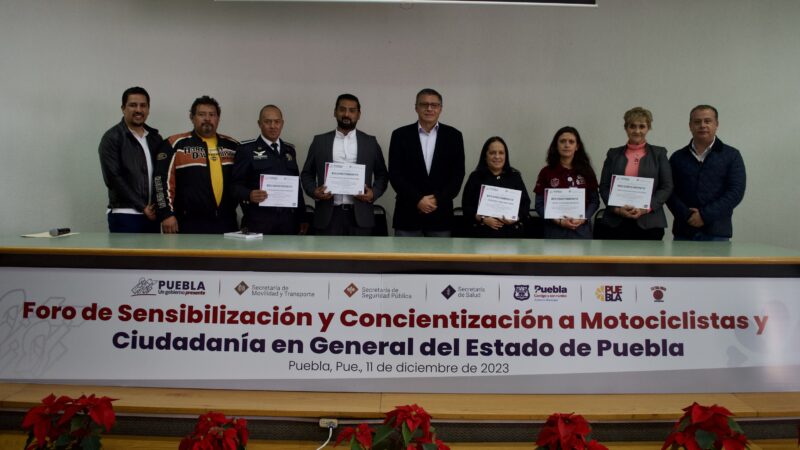 A través de foro, gobierno estatal fortalece seguridad vial para motociclistas