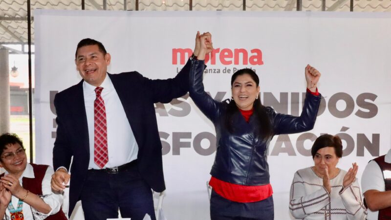 Suma Alejandro Armenta a equipo de Claudia Rivera, unidad es construir el triunfo.