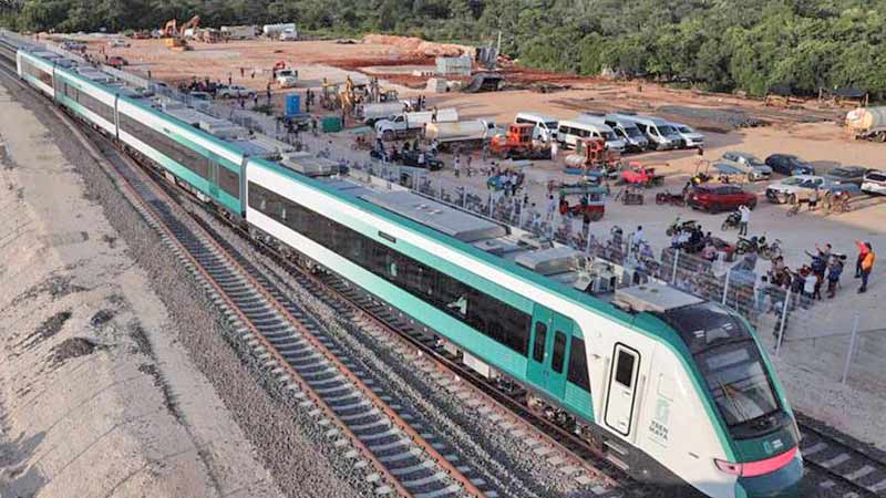 Inauguración del Tren Maya con fallas técnicas en su puesta en marcha