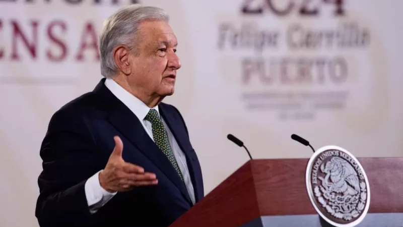 AMLO pronostica crecimiento del 3.5% para la economía mexicana en 2024