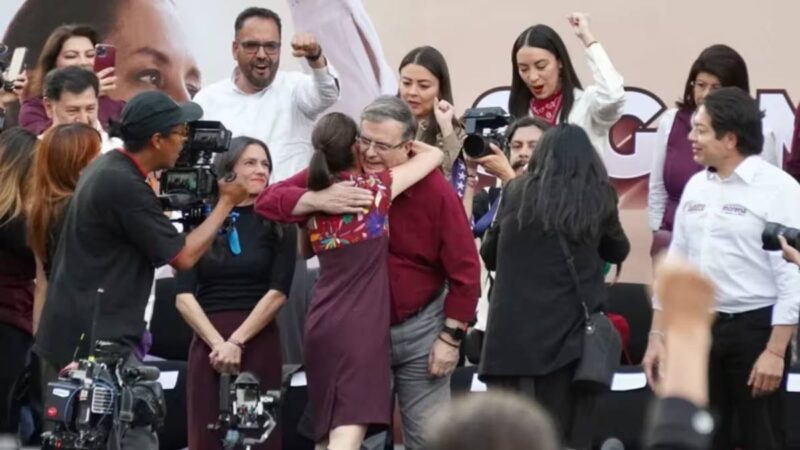 Marcelo Ebrard respalda a Claudia Sheinbaum en su cierre de precampaña