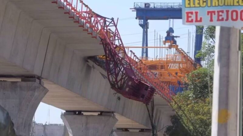 Incidente en la construcción del Tren Interurbano: Dovela de 90 toneladas cae sobre automóviles