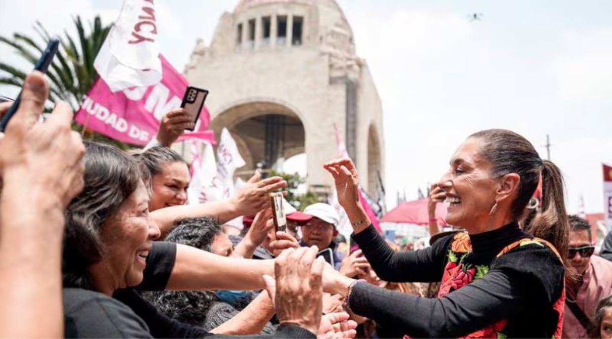 Claudia Sheinbaum cierra su precampaña en el Monumento a la Revolución con un llamado a la unidad