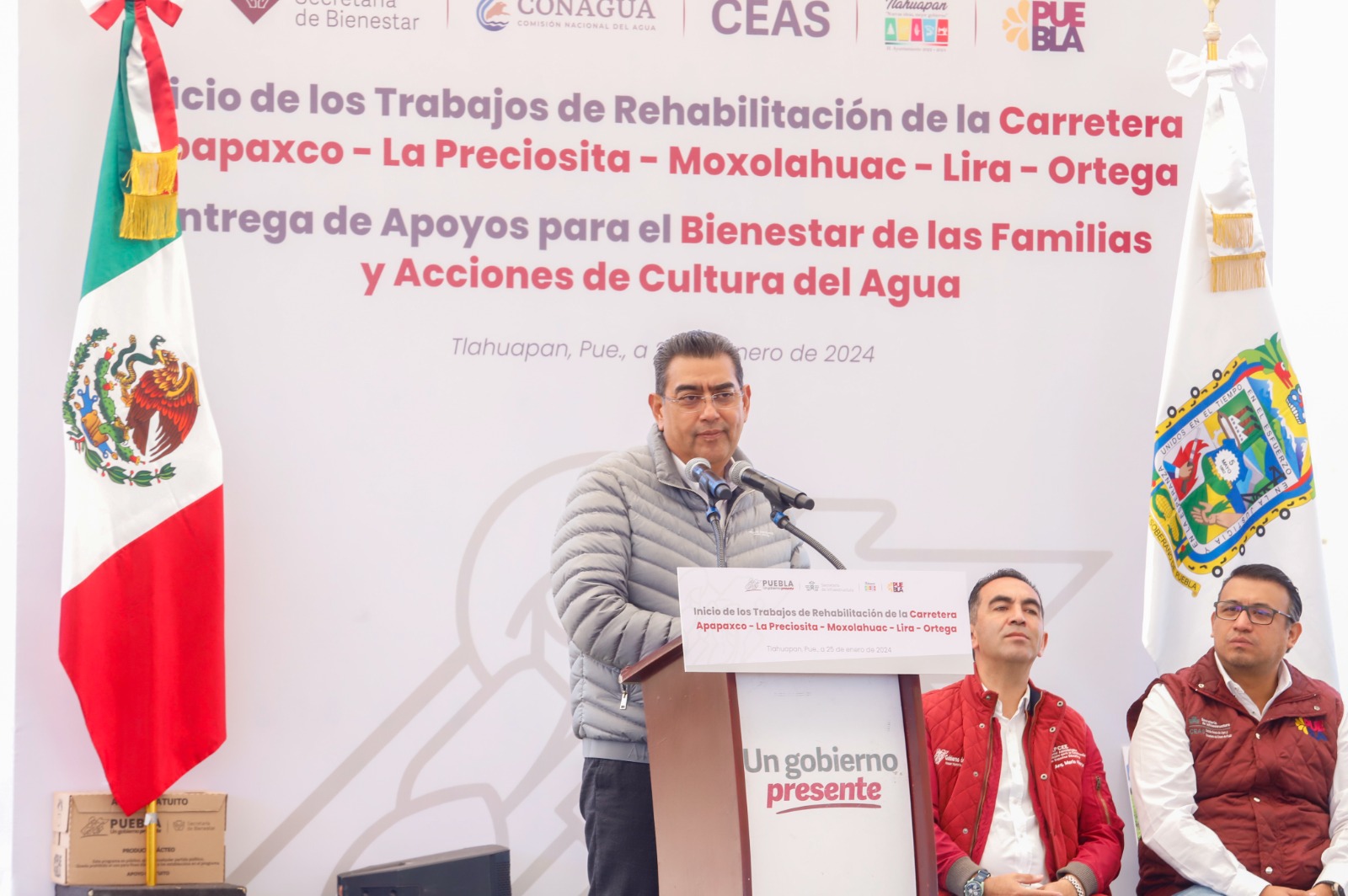 Gobierno de Puebla y ayuntamientos trabajan en conjunto para mejorar infraestructuras y bienestar
