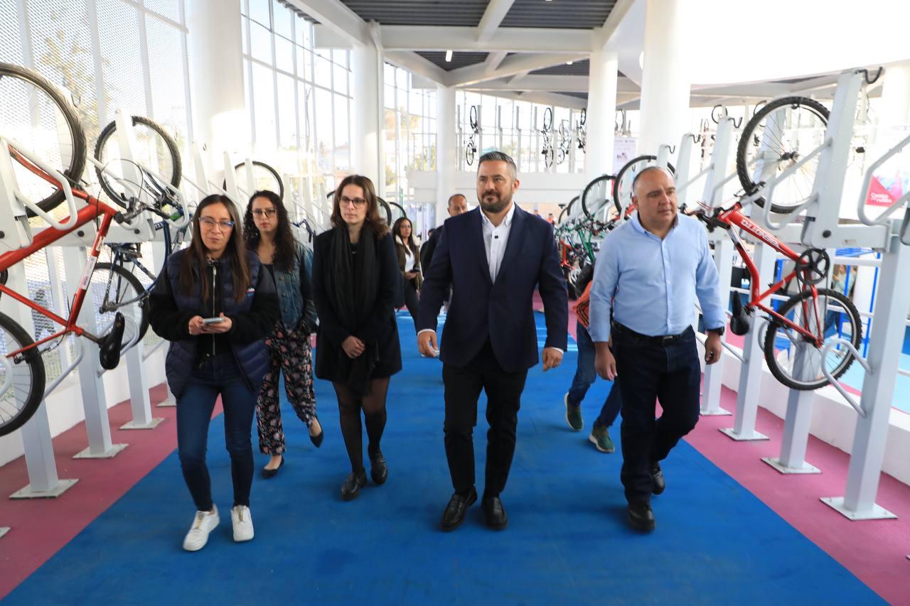 Gobierno Municipal inaugura el primer Bici estacionamiento Masivo de Puebla