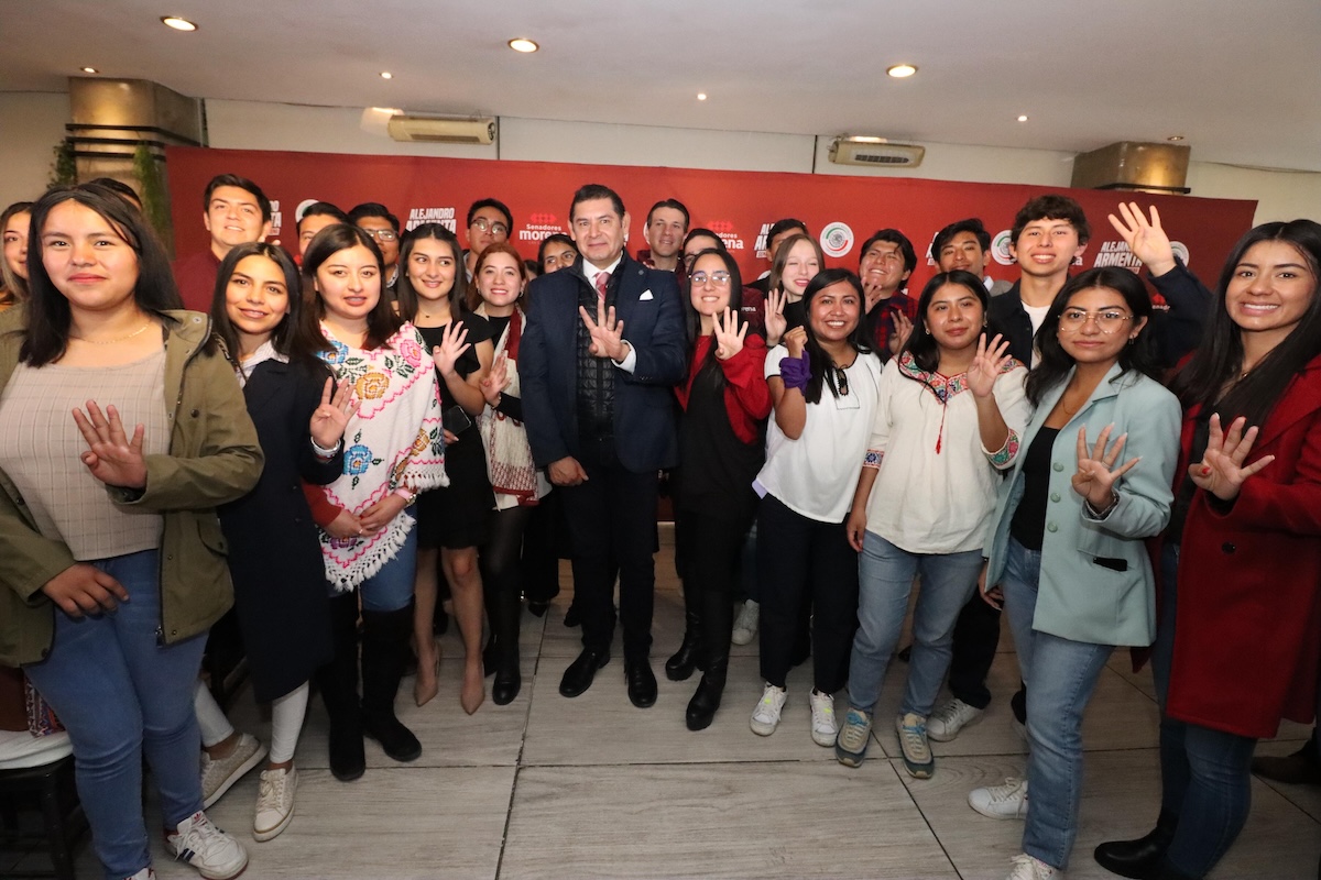 Alejandro Armenta desde el Senado impulsa la inclusión y desarrollo de las juventudes en Puebla