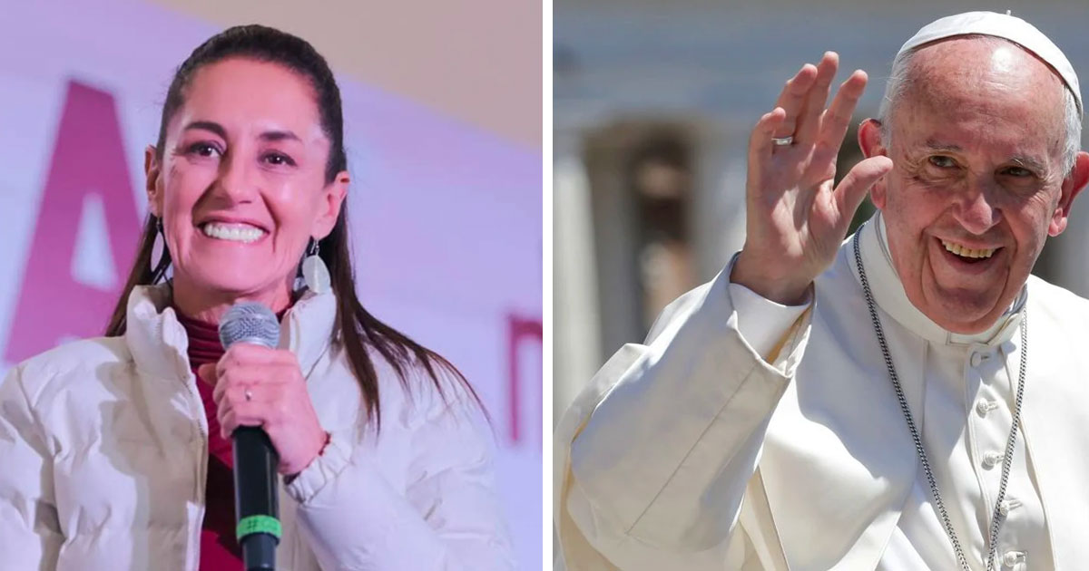 Claudia Sheinbaum se reunirá en el Vaticano con el Papa Francisco en audiencia privada
