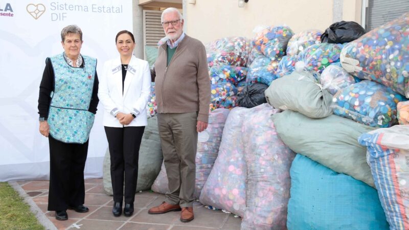 Gaby Bonilla lidera entrega de tapitas a la Fundación “Una Nueva Esperanza” para apoyar a niños con cáncer