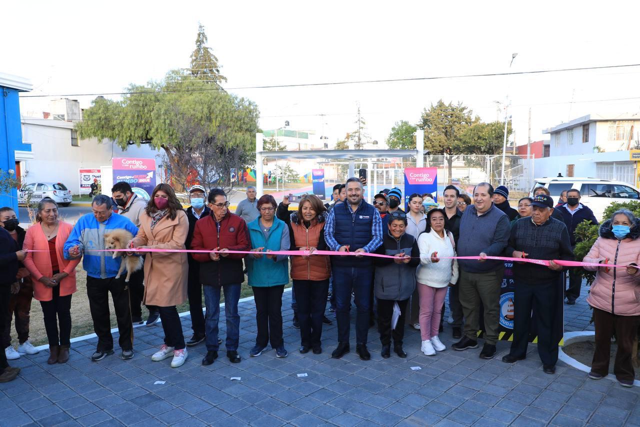 Ayuntamiento de Puebla regresa a La Popular Coatepec para entregar más espacios públicos