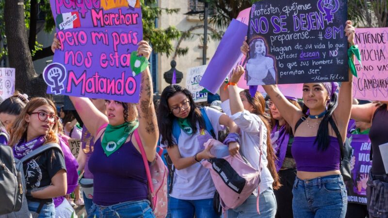 Diversas manifestaciones feministas convocan a la Marcha del 8M en Puebla