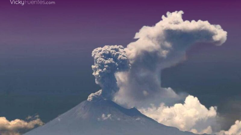 Intensa caída de ceniza en Puebla: Protección Civil emite recomendaciones