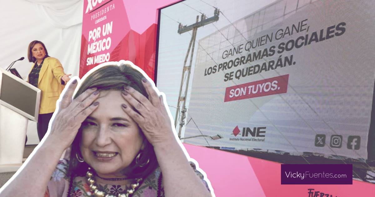 INE insta a Xóchitl Gálvez a cesar uso indebido de su imagen institucional en campaña electoral