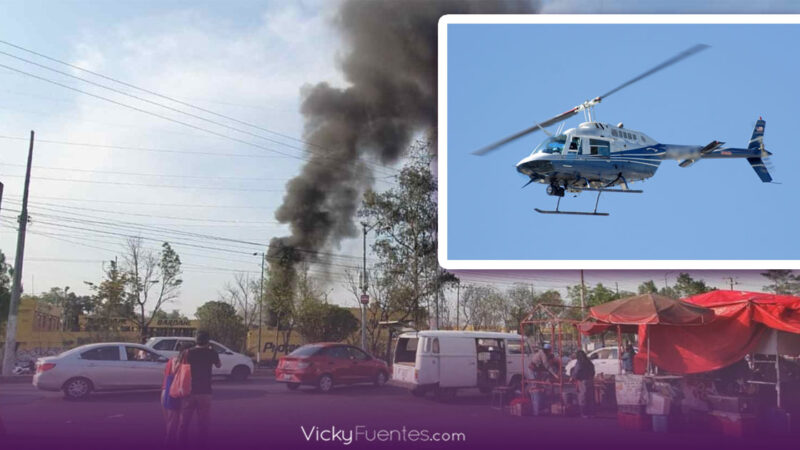 Desplome de helicóptero en Coyoacán: Investigación en curso tras tragedia