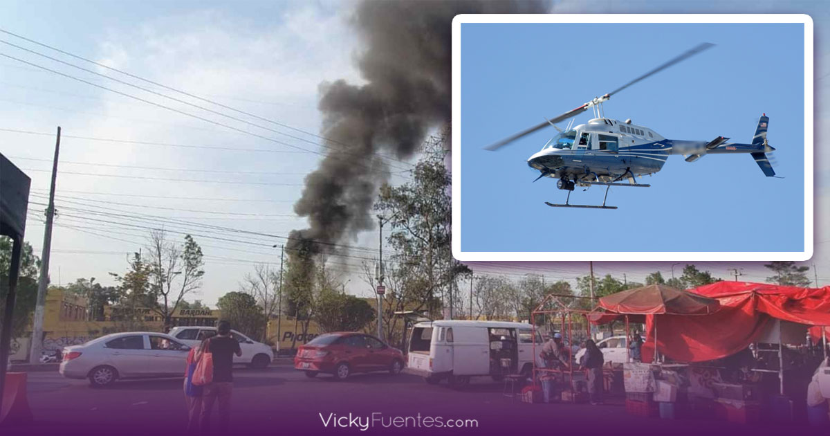 Desplome de helicóptero en Coyoacán: Investigación en curso tras tragedia