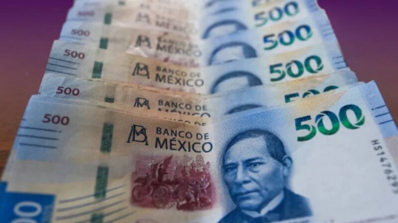 Peso mexicano alcanza su mejor nivel en más de ocho años frente al dólar