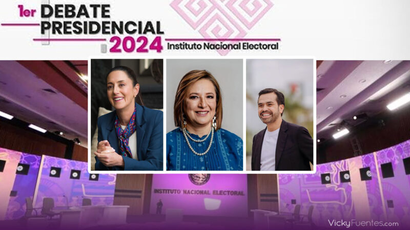 Primer debate presidencial 2024: todo lo que necesitas saber