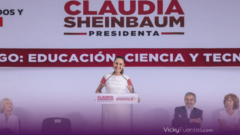 Claudia Sheinbaum promete apoyo a la ciencia y la educación en su gobierno