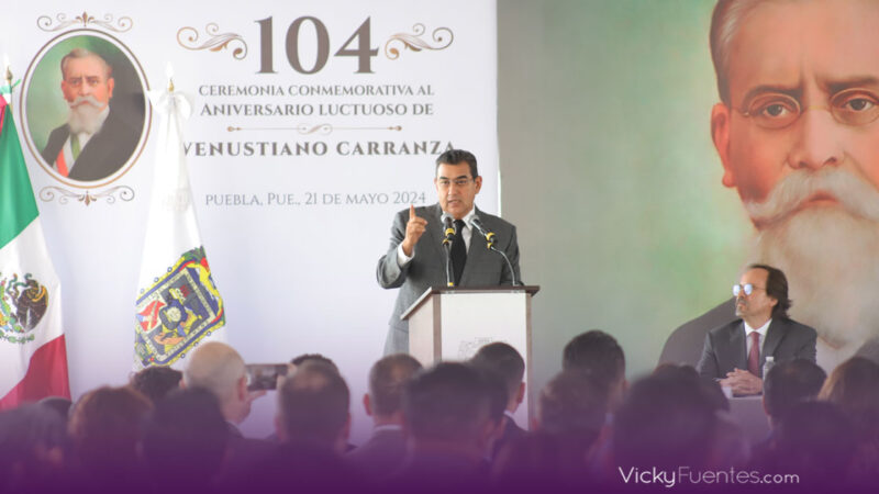 Conmemoran el 104 aniversario luctuoso de Venustiano Carranza