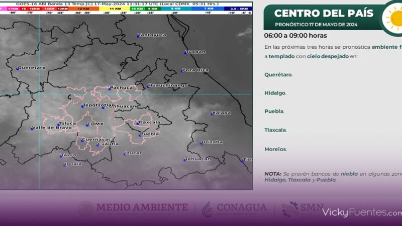 Frente frío fuera de temporada traerá lluvias y vientos a Puebla