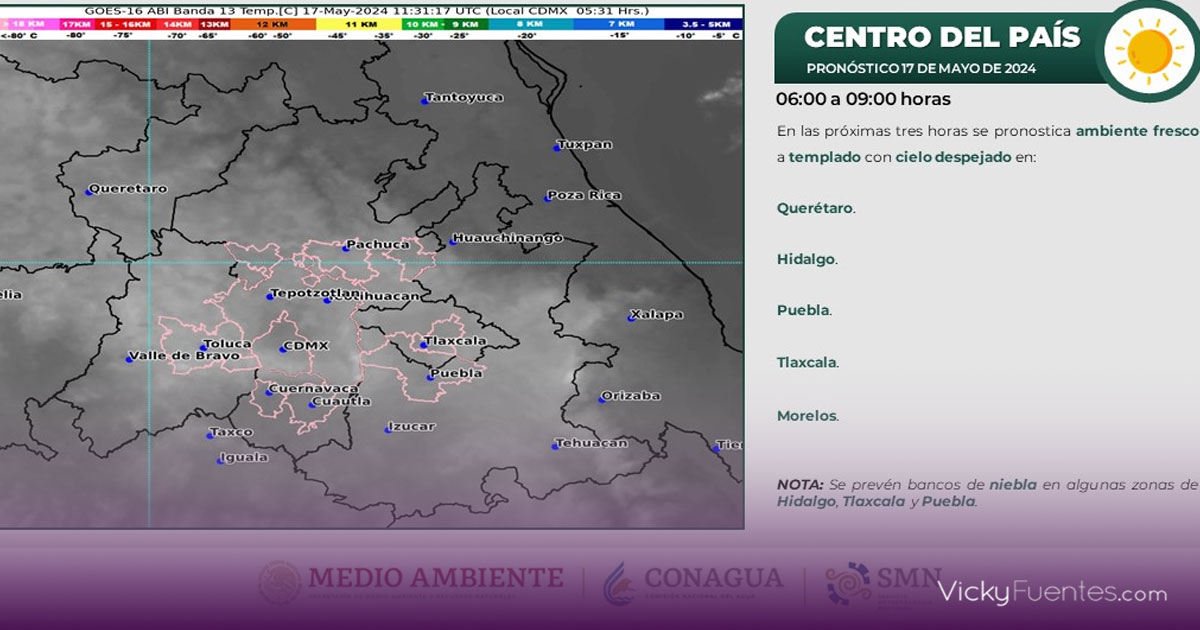 Frente frío fuera de temporada traerá lluvias y vientos a Puebla