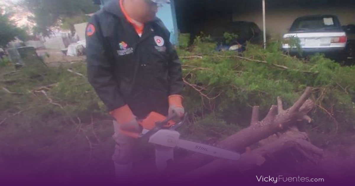 Protección Civil de Huamantla responde rápidamente a afectaciones por lluvias