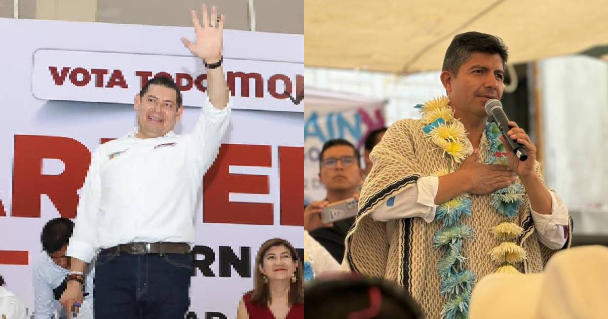 Cierres de campaña en Puebla: Eduardo Rivera y Alejandro Armenta culminarán sus recorridos electorales