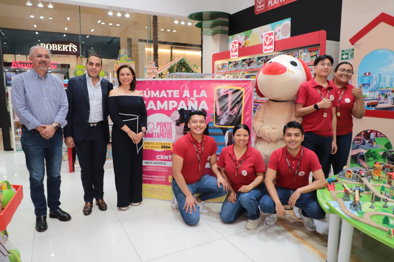 SEDIF, SICOM y la empresa Hape de México impulsan campaña de donación “Ponte en sus Zapatos”invitan a la ciudadanía a donar zapatos para Casas de Asistencia