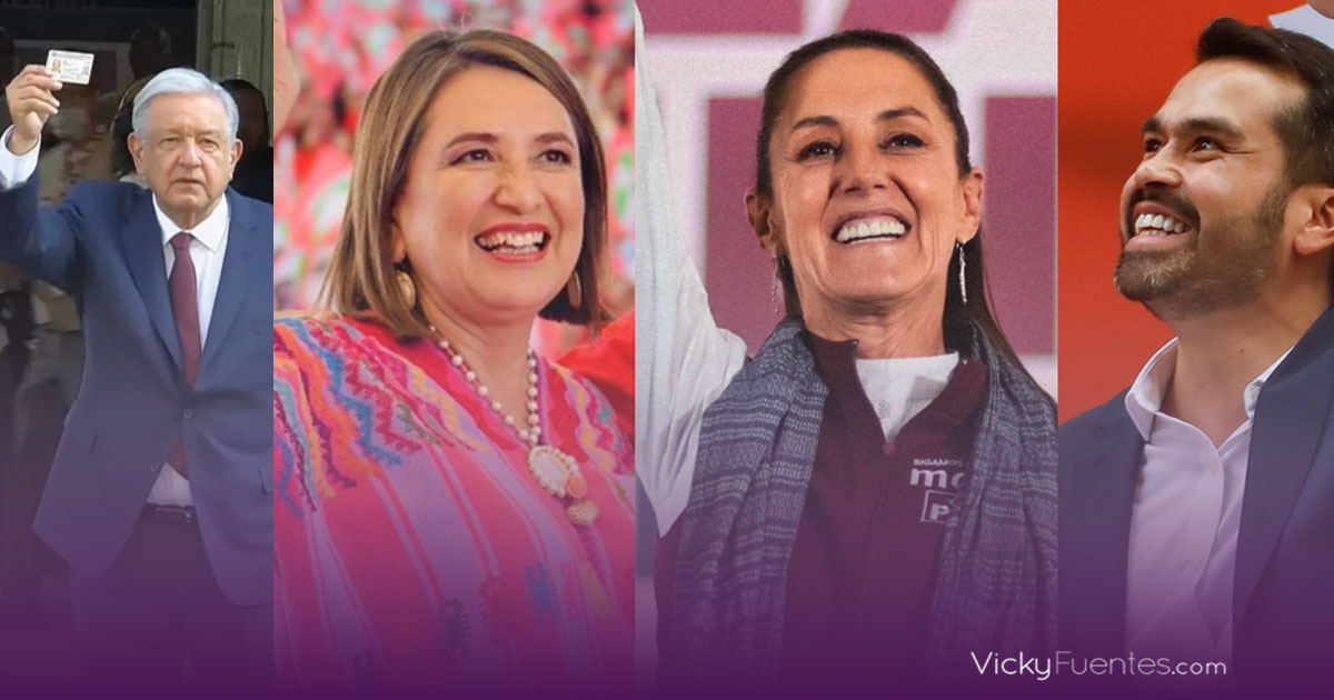 Elecciones México 2024: Sheinbaum, Xóchitl, Máynez y AMLO salen a votar