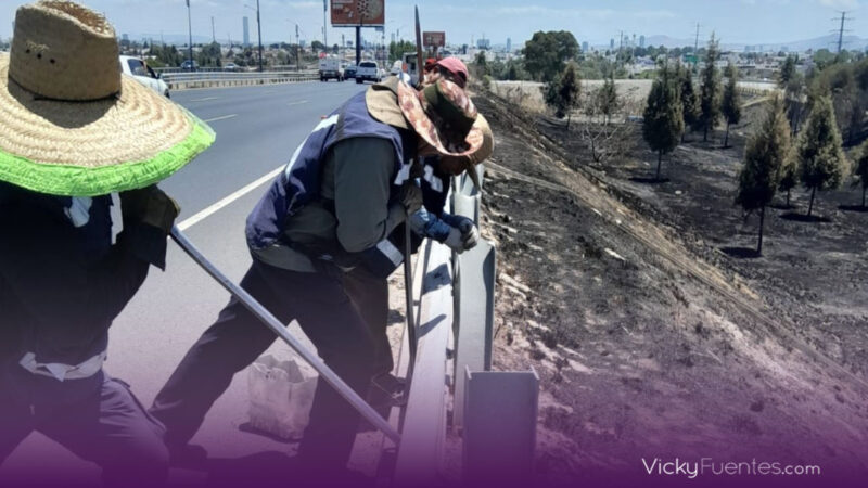 Gobierno de Puebla intensifica mantenimiento en carreteras y vialidades