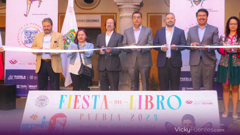 Gobierno de Puebla promueve la lectura en la Fiesta del Libro 2024