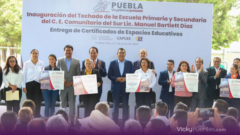 Puebla mejora infraestructura educativa para desarrollo integral de estudiantes