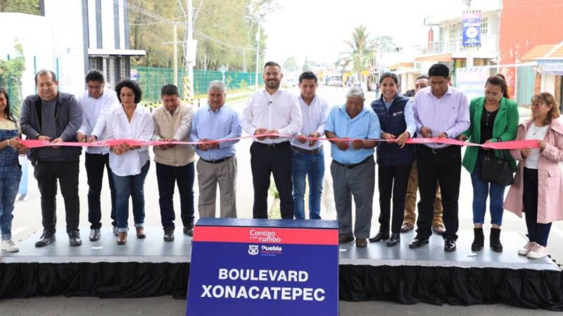 Ayuntamiento de Puebla entrega rehabilitación del Bulevar Xonacatepec