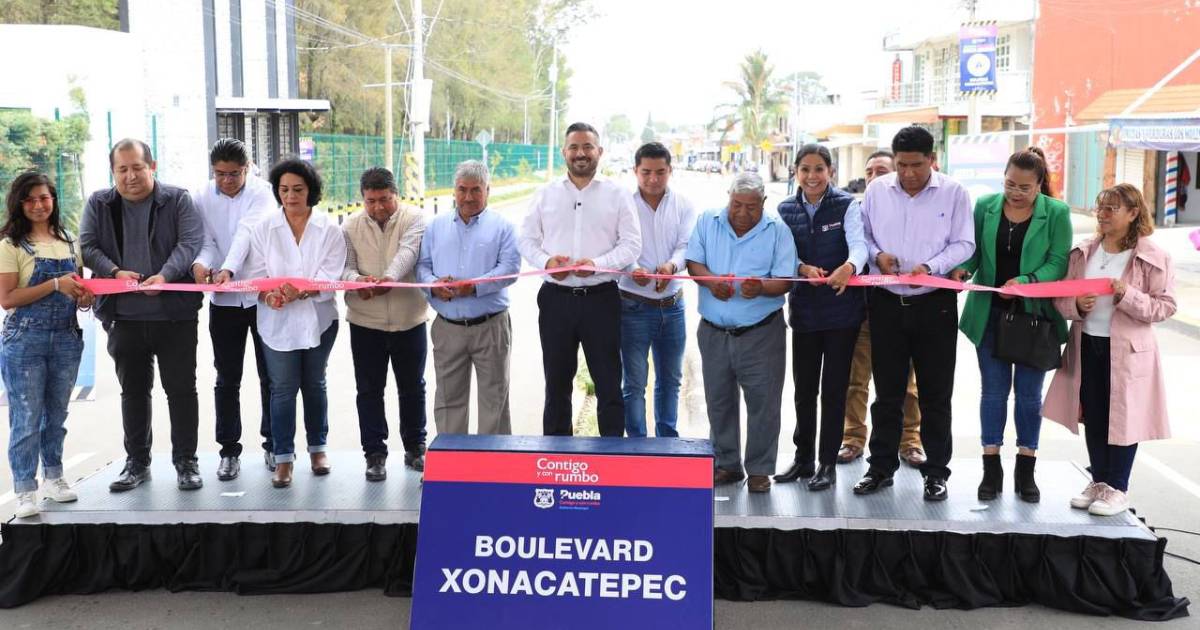 Ayuntamiento de Puebla entrega rehabilitación del Bulevar Xonacatepec