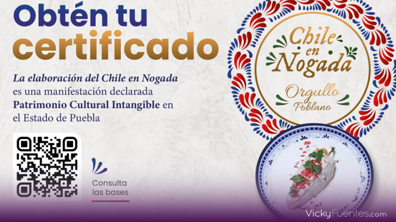 Certificación «Chile en Nogada, Orgullo Poblano» en Puebla