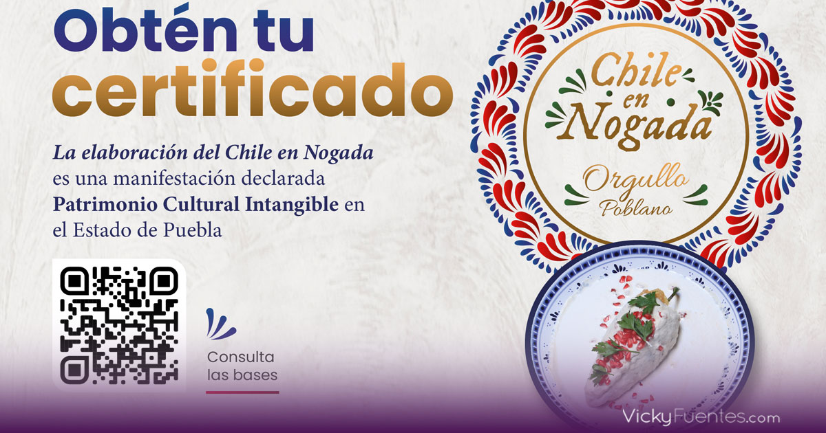 Certificación «Chile en Nogada, Orgullo Poblano» en Puebla